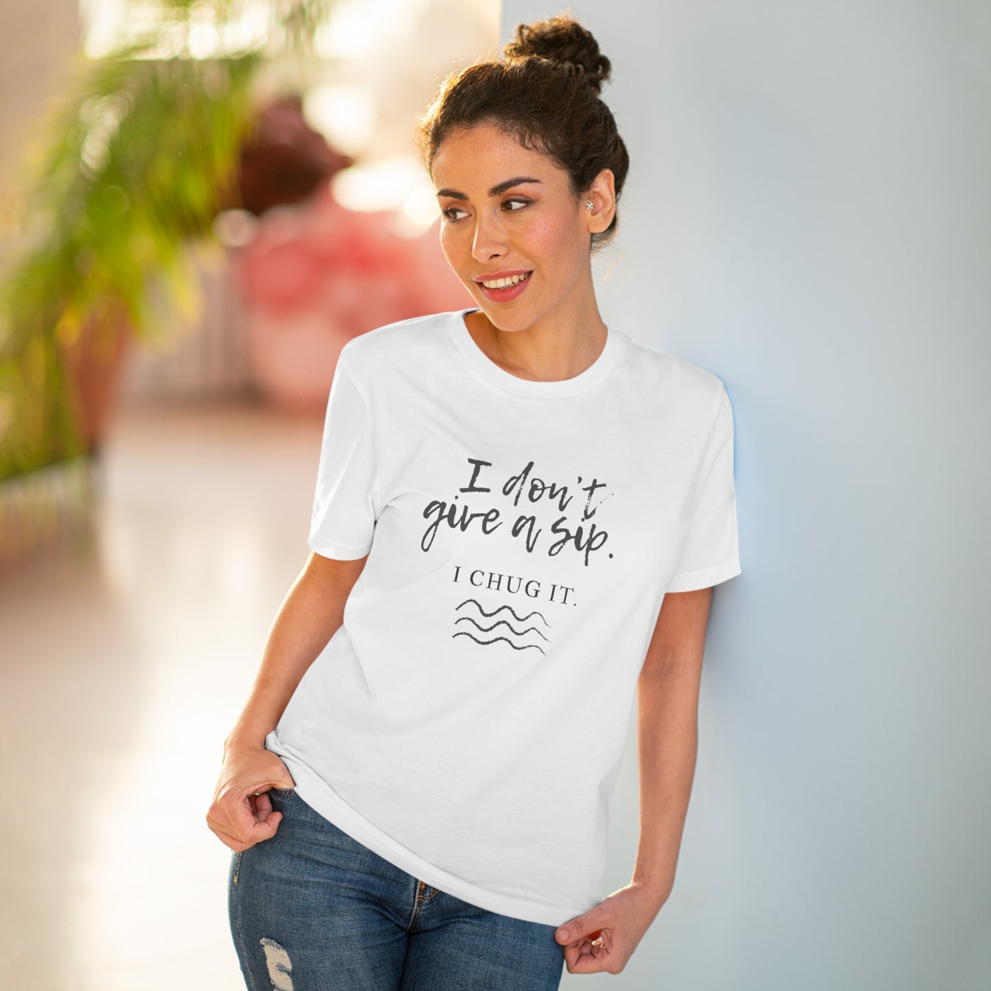 Don't give a sip Organic T-shirt - Unisex