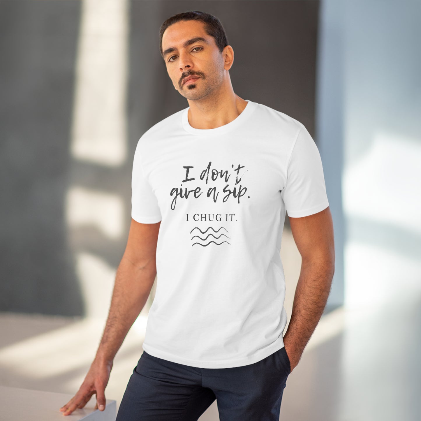 Don't give a sip Organic T-shirt - Unisex